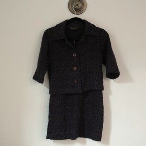 huminska // barney's vintage two-piece skirt suit